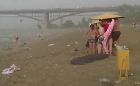 hailstorm on beach in russia efl free video worksheet