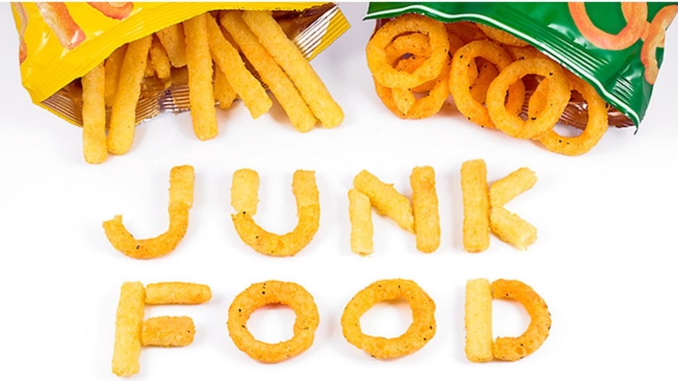Junk food efl free video worksheet